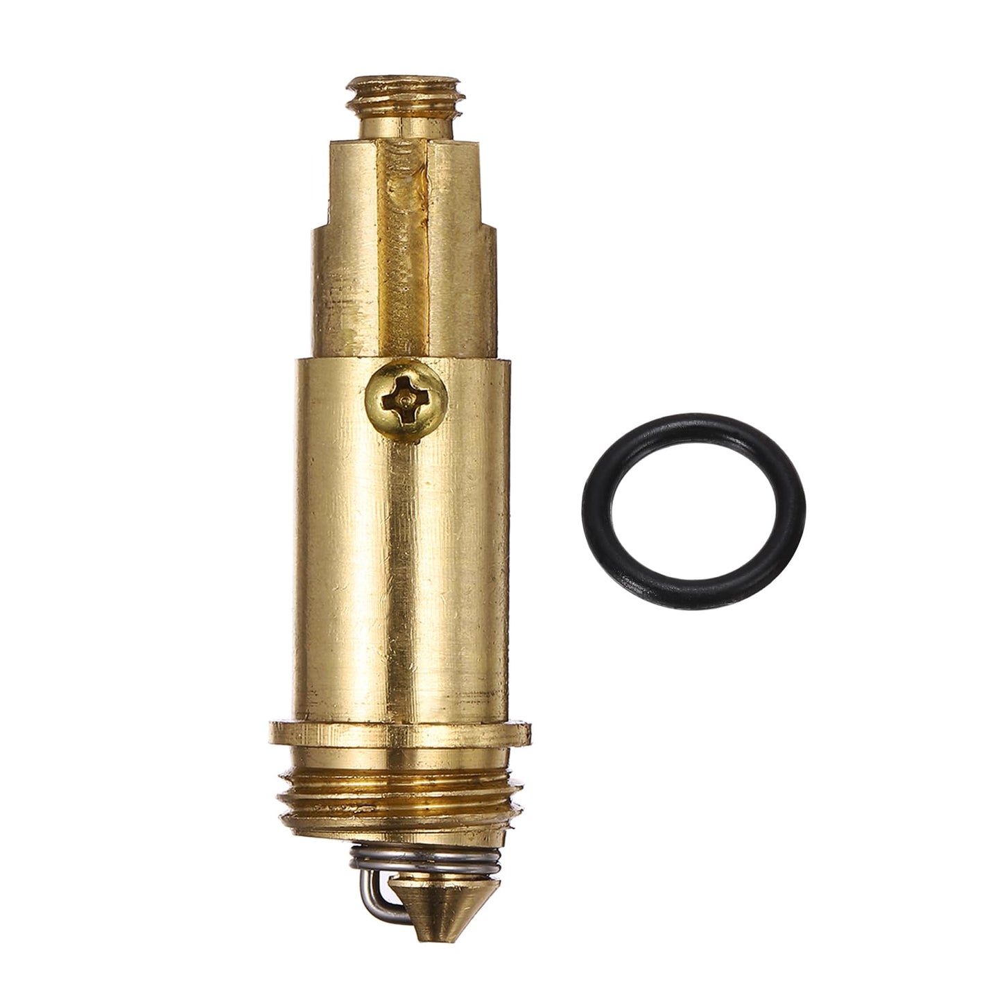 sourcing map Basin Sink Clicker, Replacement Sink Basin Clicker Brass Push Spring Plug for Home Bathroom Bathtub Sinks Drain Stopper