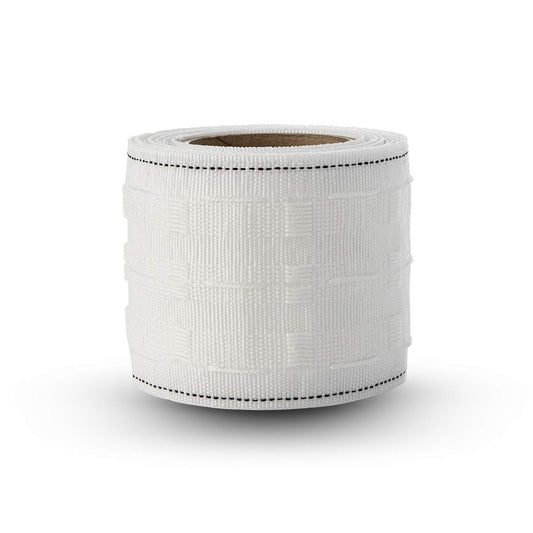 Realm White Pencil Pleat Curtain Header Tape, Detachable Curtain, Sizes 25mm 1 Inch, 50mm 2 Inch, 75mm 3 Inch (75mm / 3 Inch - 10 Metres)