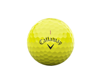 Callaway Golf Chrome Tour X Premium Golf Ball 2024, Yellow