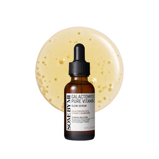 SOME BY MI Galactomyces Pure Vitamin C Glow Serum - 1.01 Oz, 30ml - Daily Brightening Vitamin C Serum for Glass Skin - Improvement of Skin Texture and