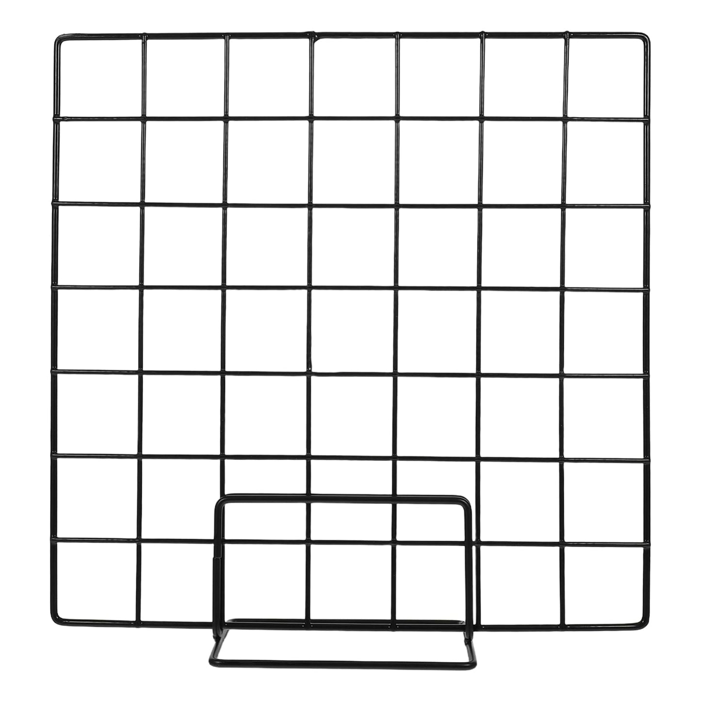 ABOOFAN Desktop Grid Photo Display Metal Wire Notice Board Grid Panel Picture Display Portable Memo Board for Tabletop Wall