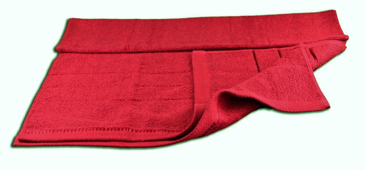 Gözze - Bath Towel, Berlin, 100% Cotton, 70 x 140 cm - Bordeaux