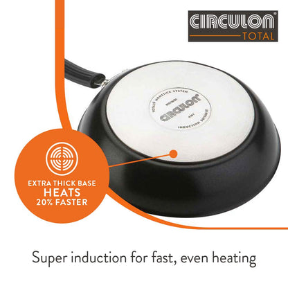 Circulon Total Hard Anodised Skillet Cvd 31Cm, Black