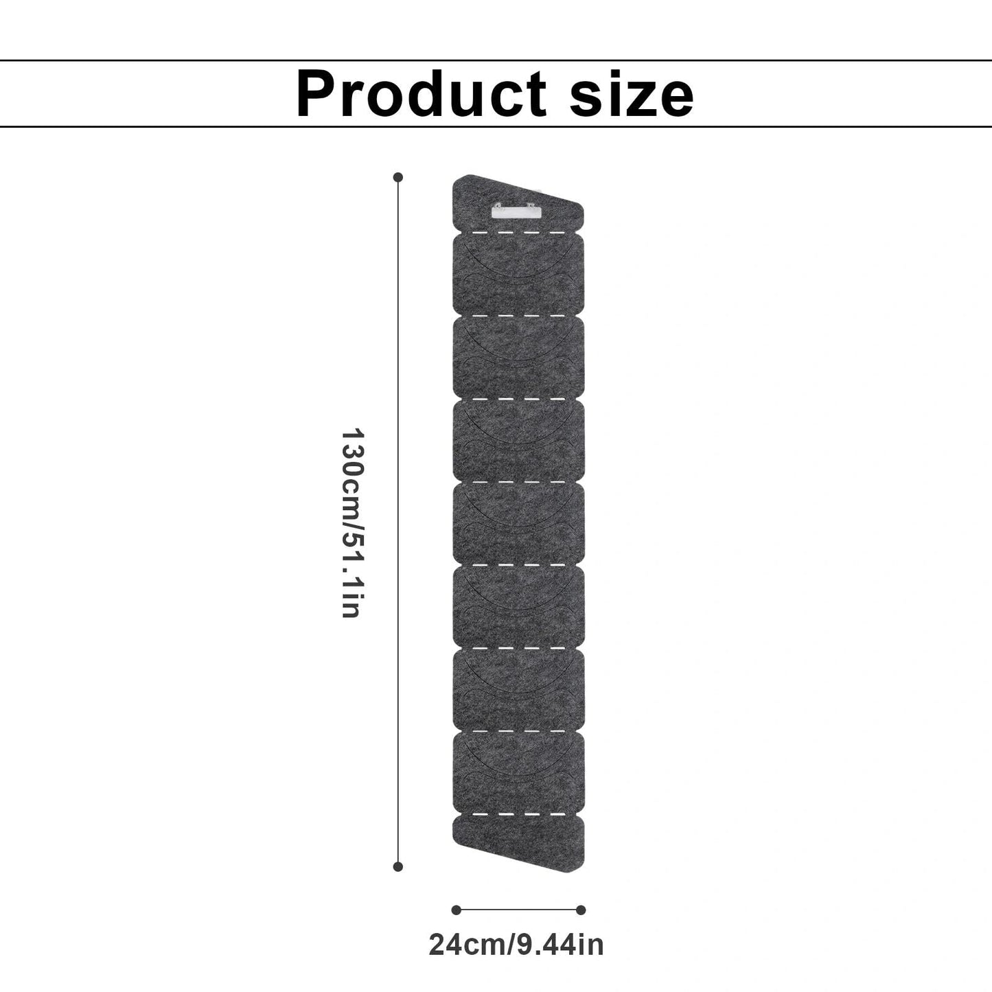 SHENGYIG Cap Organiser for Door – 7 Pockets Hanging Storage, Single Row & Foldable Hat Rack for Baseball Caps, Men’s & Women’s Hats