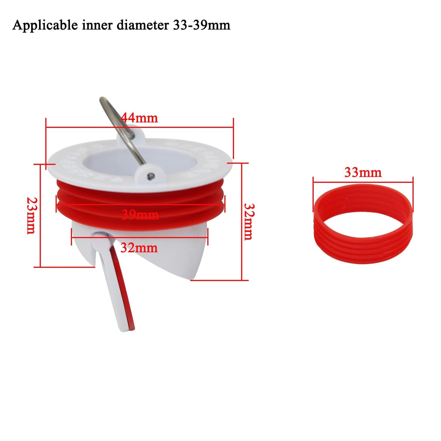 Anti Odor Floor Drain Core for Bathroom Shower Toilet Washer Anti Insect Valve Magnetic Anti Odor Drain Switch Plastic Pest Prevention toilet sewer
