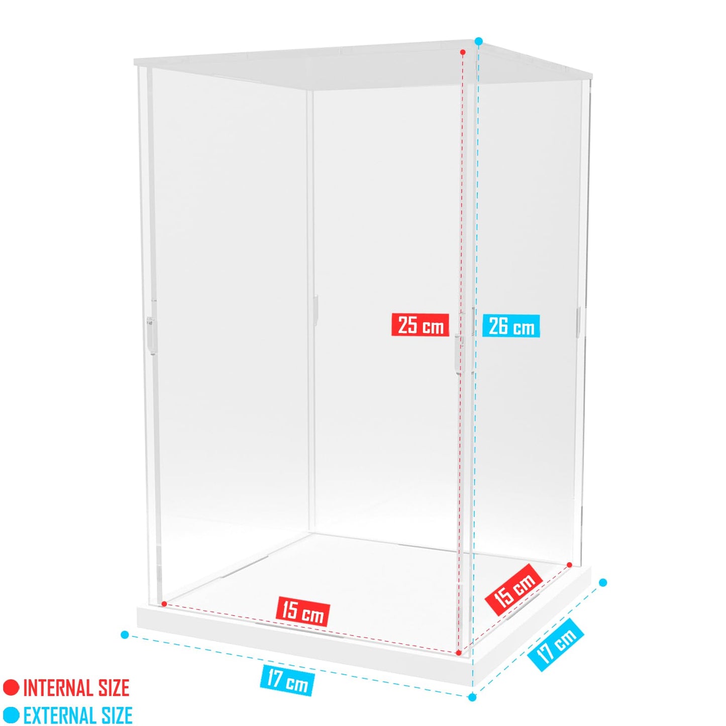 Nynelly Acrylic Display Case for Lego Star Wars Helmet for Lego Captain Rex Helmet Models Figures