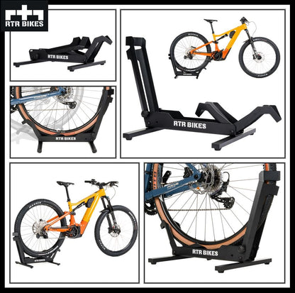 RTR BIKES Brutus Professional standing Bike Stand - Ideal for your garage, home or bike shop