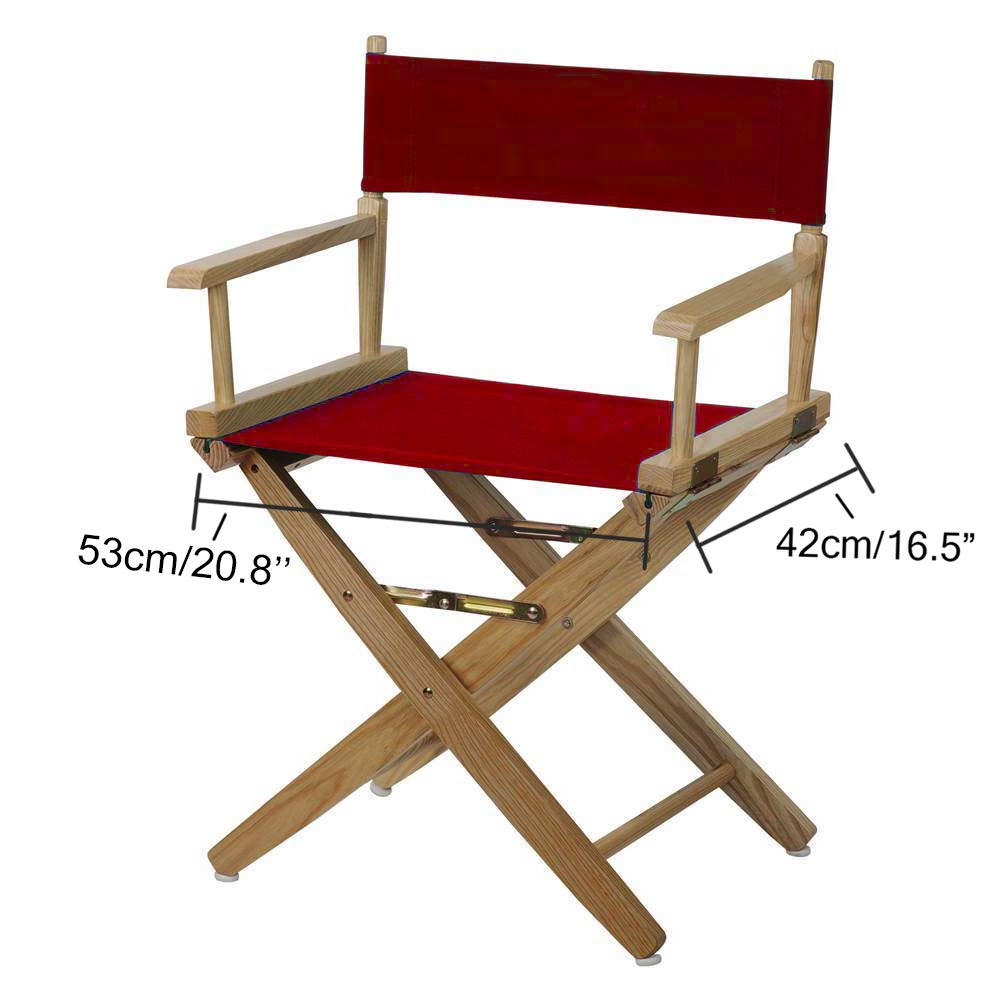 STAY GENT 2 Set Durable Replacement Seat Cover for Directors Chair Red