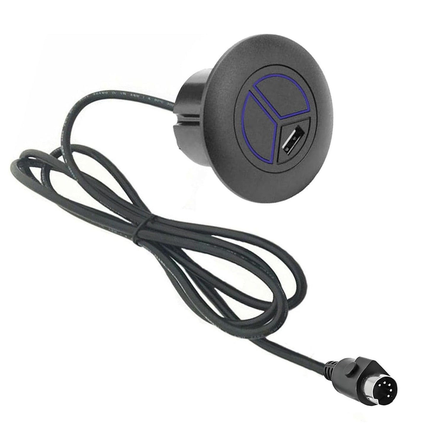 Xiciki USB Recliner Chair Switch with 2 Button, Sofa USB Port Replacement & Round Hand Control, Electric Recliner Controller