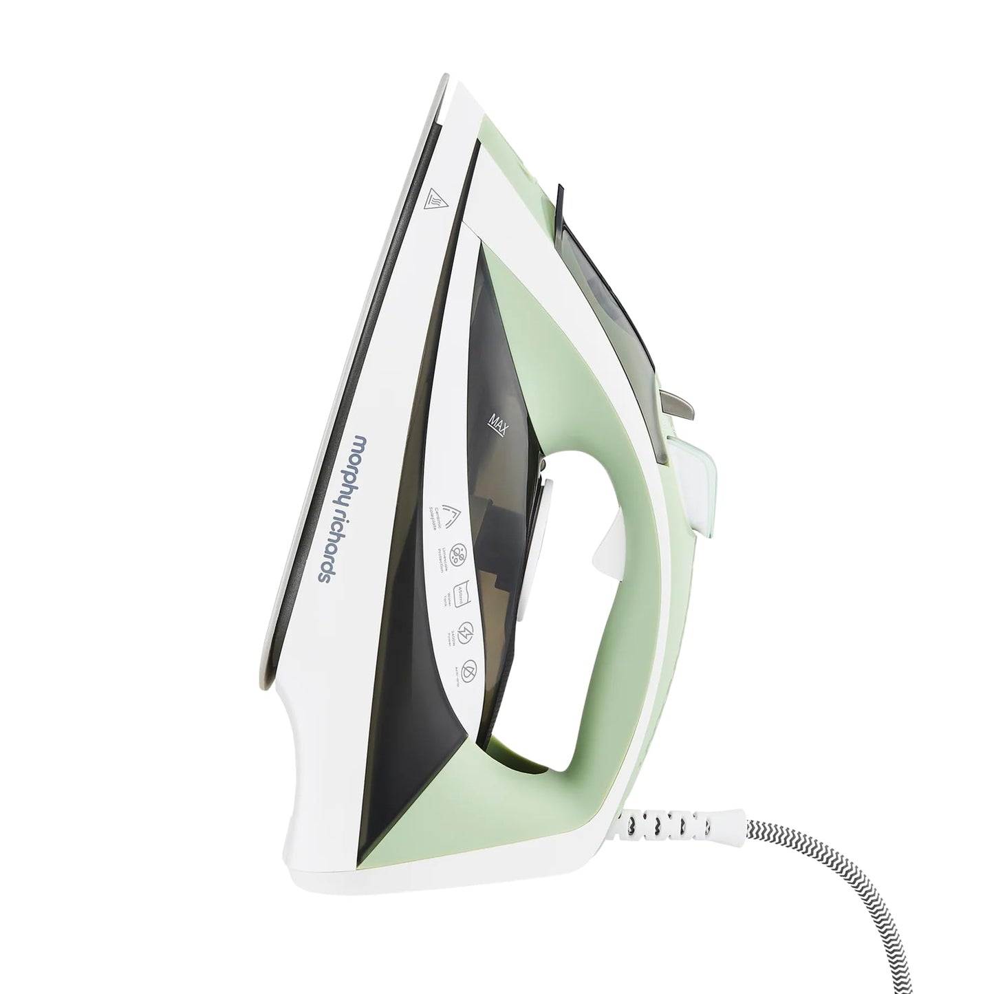 Morphy Richards Steamflow Turbo Steam Iron, Non Stick Ceramic Soleplate, 35g Output, Temperature Controls, Anti-Scale and Drip, 450ml Water Tank, 2.5M