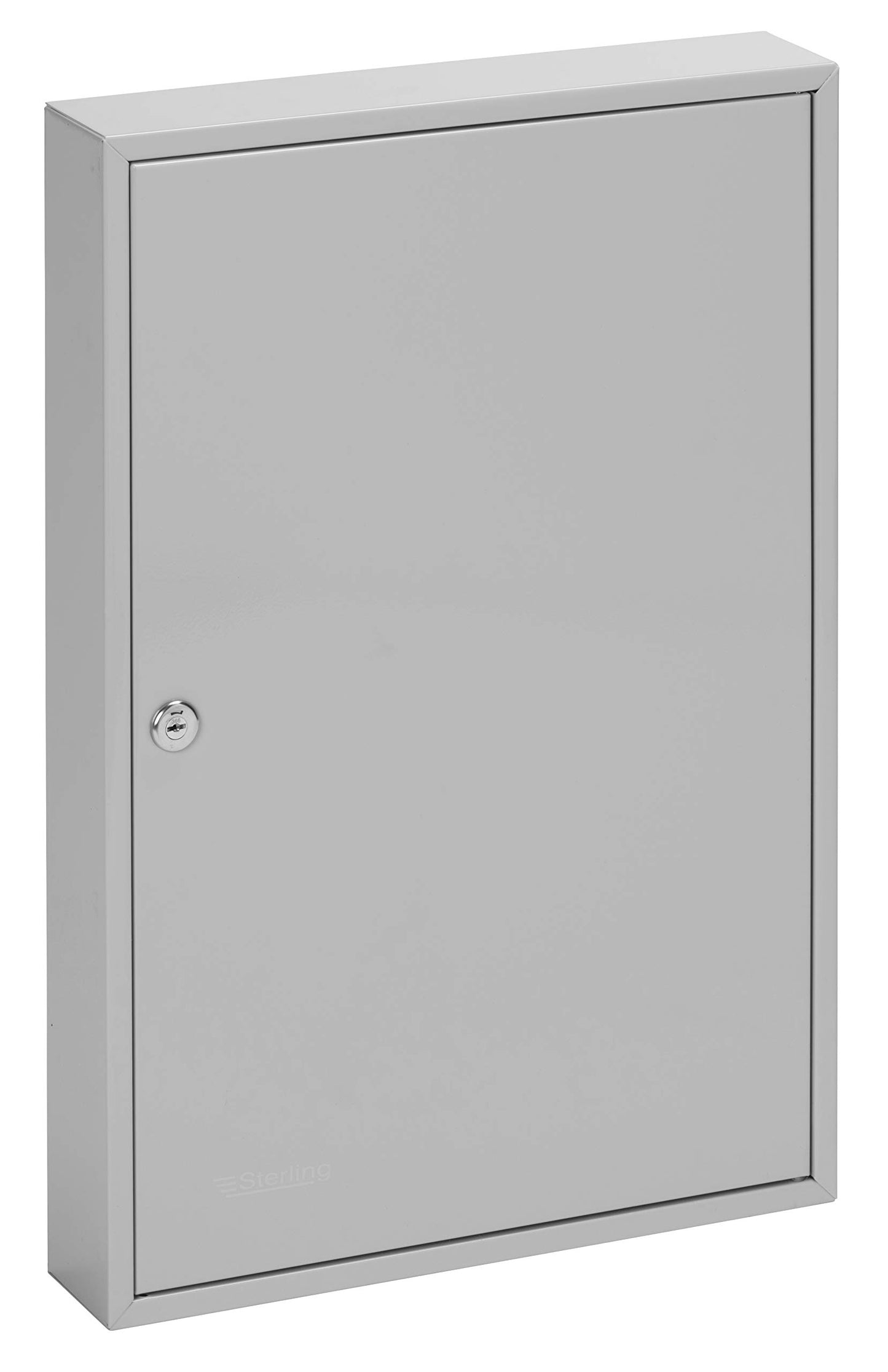 Sterling KC50H Single Door Key Cabinet with 50 Hooks, Grey