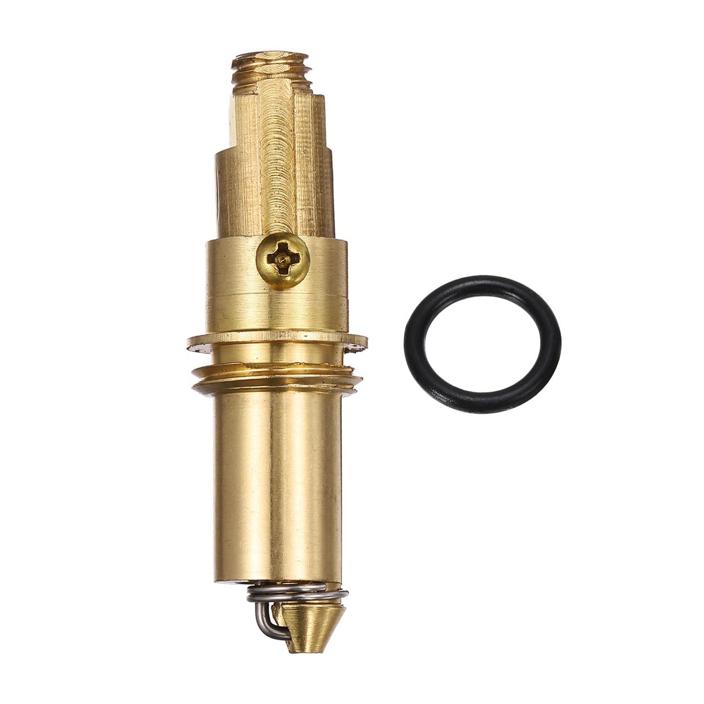 sourcing map Basin Sink Clicker, Replacement Sink Basin Clicker Brass Push Spring Plug for Home Bathroom Bathtub Sinks Drain Stopper