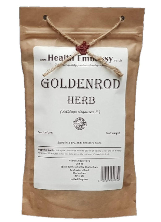 Health Embassy Goldenrod Herb (Solidago virgaurea L) (100g)
