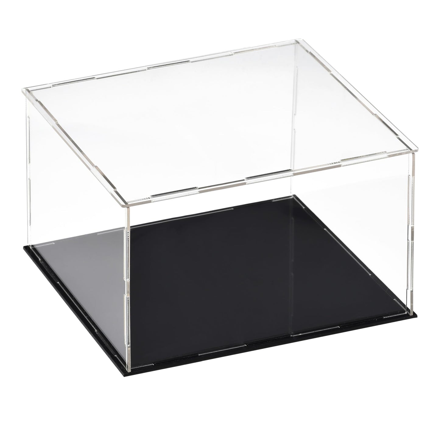 Recogwood Acrylic Display Case, 30 x 30 x 25cm Dustproof Clear Showcase