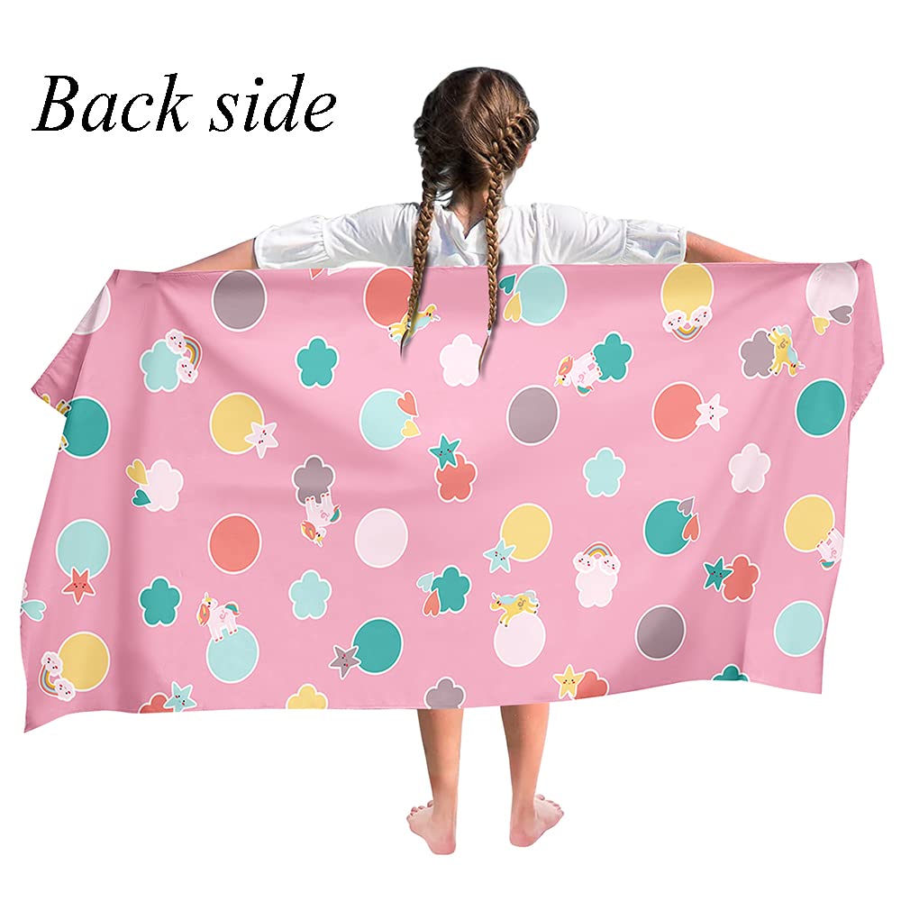 Ulticool - Towel Disco Ball Lamp Light - Child Girl Boy - Quick Drying Bath Towel Microfiber - 140 x 70 cm - for Travel Fitness Gym Sport Spa Yoga