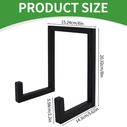 MHYMX Vinyl Stand, Vinyl Record Storage Metal Record Holder Album Display Rack Black Multiple Plate Stand for Display LP Photo Book Plates