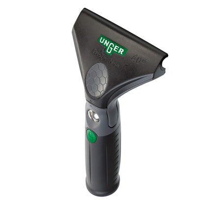 UNGER ErgoTec Ninja Squeegee 40 30cm - Large Squeegee Blade, Aluminium Channel & Rubber Grip Handle - Professional & DIY Window & Glass Cleaning