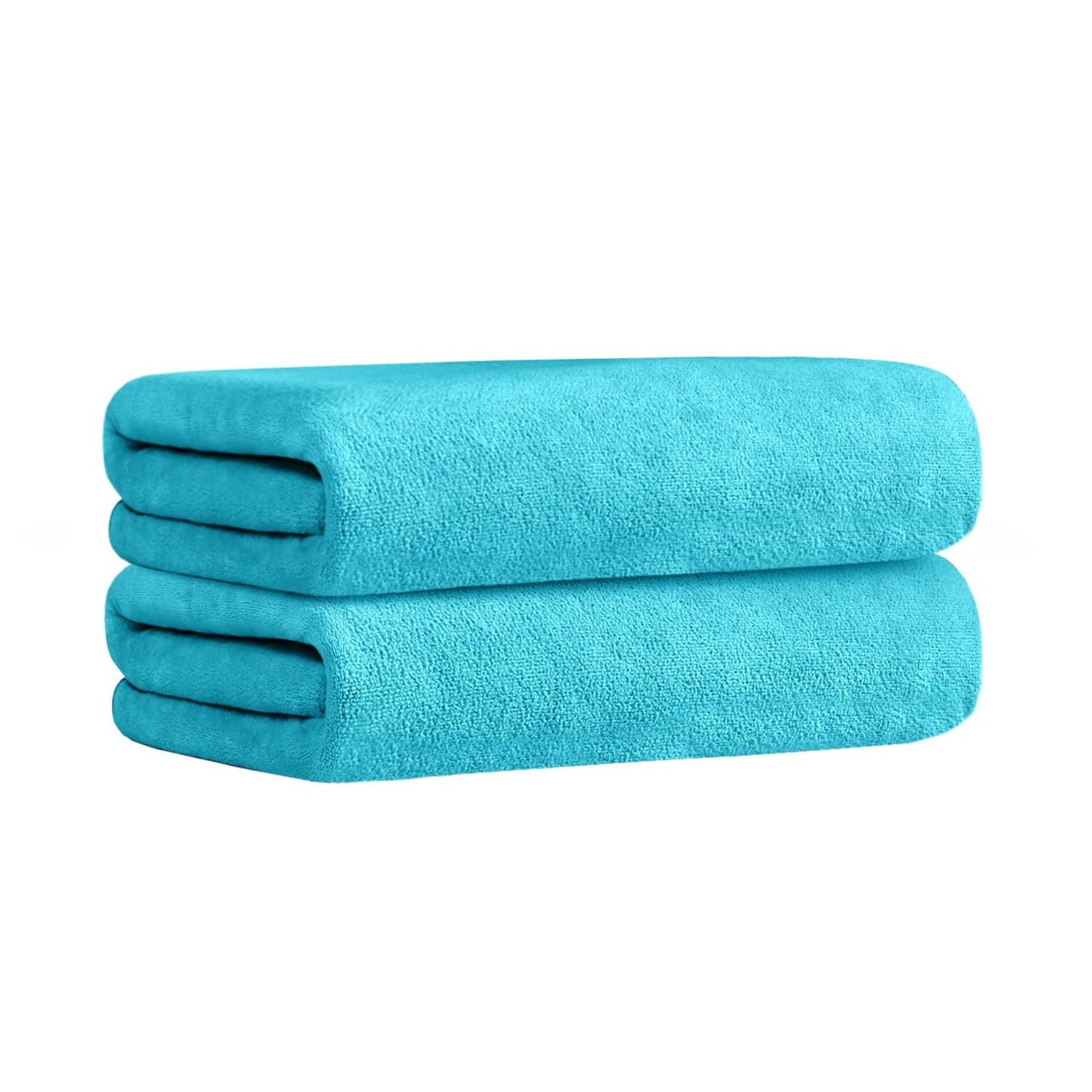 JML Bath Towel, Microfiber Towel Sets 2 Pack (30" x 60") - Large Size, Extra Absorbent, Quick Drying, Multipurpose Use as Bath Fitness Towel