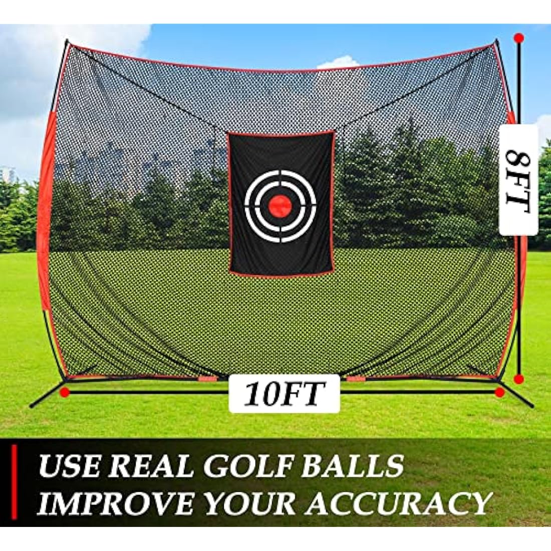 Kapler Golf Net Golf Practice Net for Garden Backyard Portable Golf Driving Net for Chipping Hitting Swing Training