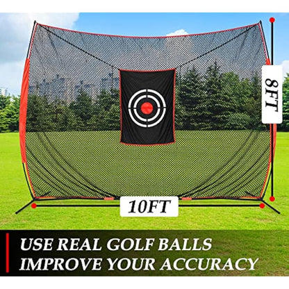 Kapler Golf Net Golf Practice Net for Garden Backyard Portable Golf Driving Net for Chipping Hitting Swing Training