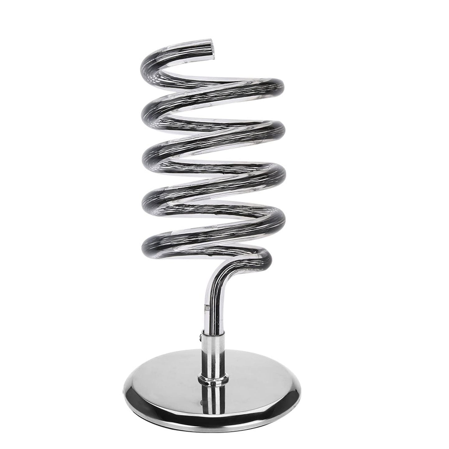 Hair Dryer Holder, Stainless Steel Base Salon Home Desktop Stable Acrylic Hairdryer Station Hair Dryer Holder for Bathroom, Bedroom, Barbershop