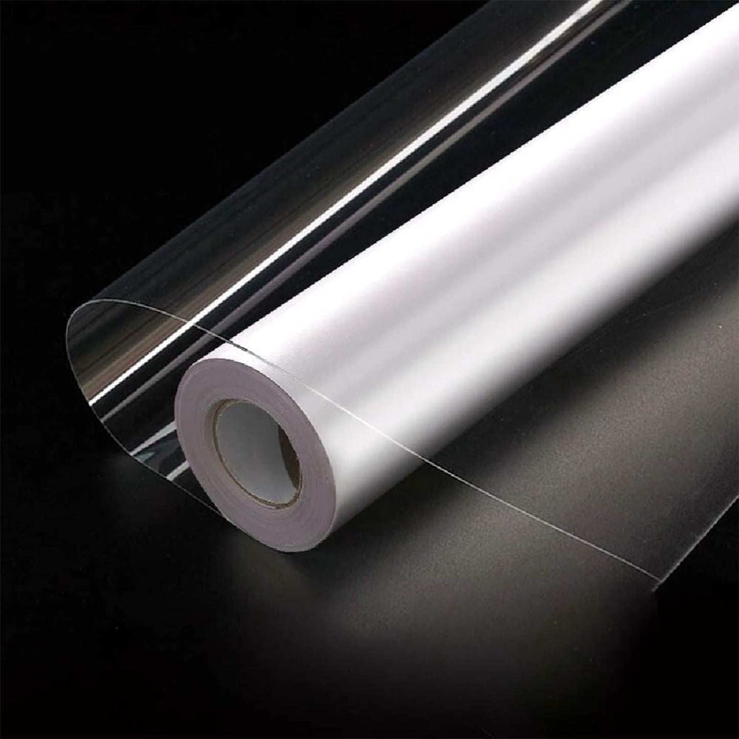 Hode Clear Sticky Back Plastic Roll, Transparent Self Adhesive Vinyl Book Covering Film 40cmX10m, Clear Wall Protector Vinyl Wrap, Furniture Stickers