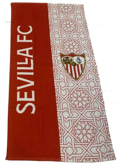 JYC CREATIVE - Highly Absorbent Beach, Pool & Gym Towel 75x150 cm - Quick-Dry Microfiber, for Sevilla FC Fans