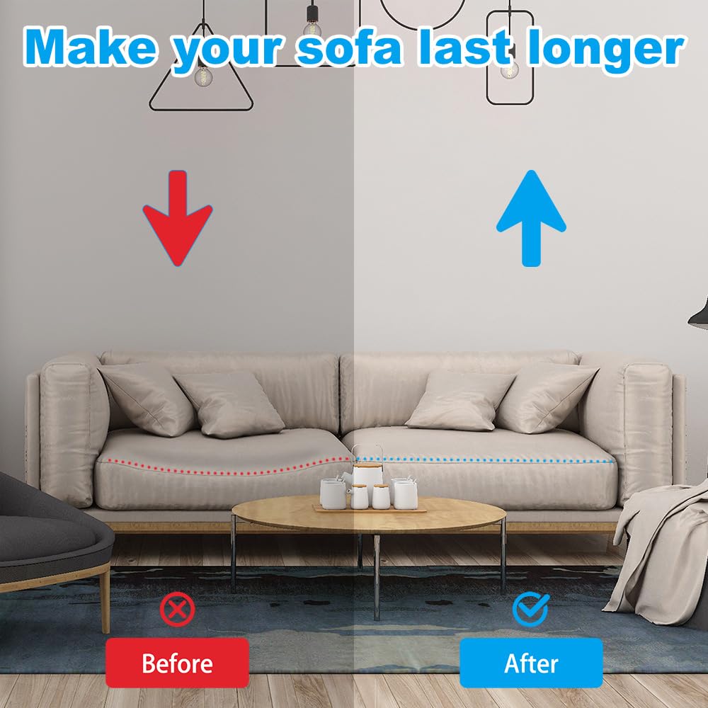 Duscdesp 50×50cm Sofa Support Boards,Sofa Bed Support Cushion Sofa Saver,Cushion Sag Repair for Corner Sofa Sofa Bed Couches Settee (Black & 1 Pcs)