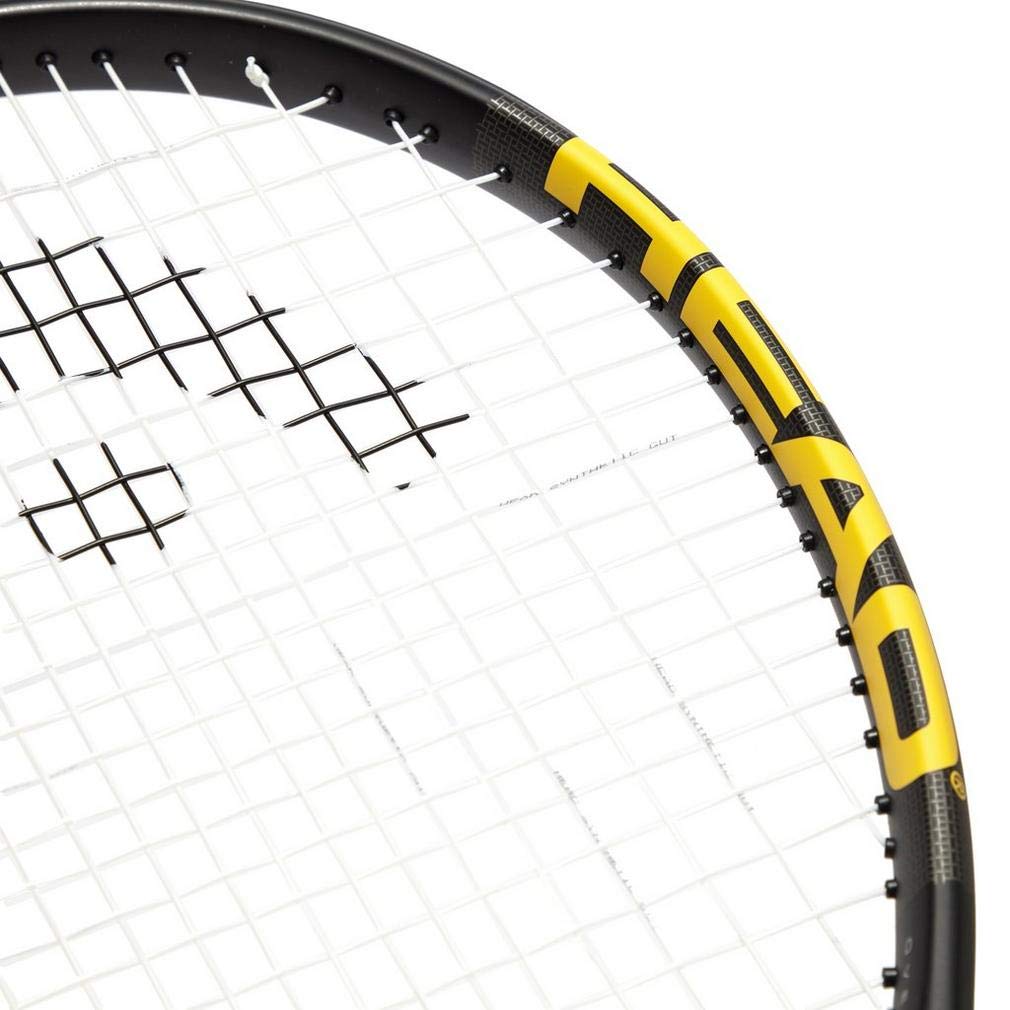 HEAD Unisex's TiS1 Pro Tennis Racket, Black/Silver, Grip 2: 4 1/4 Inches
