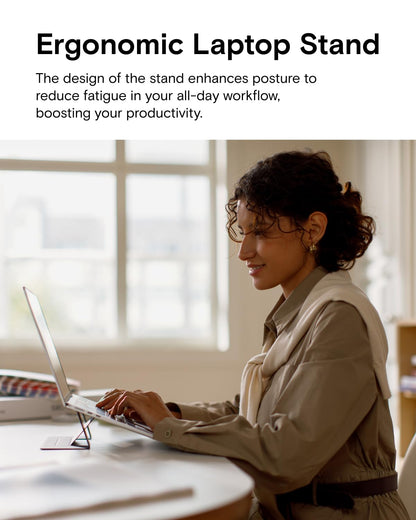 MOFT Laptop Stand for Desk, Lightweight Foldable Laptop Stand with 2 Adjustable Angles
