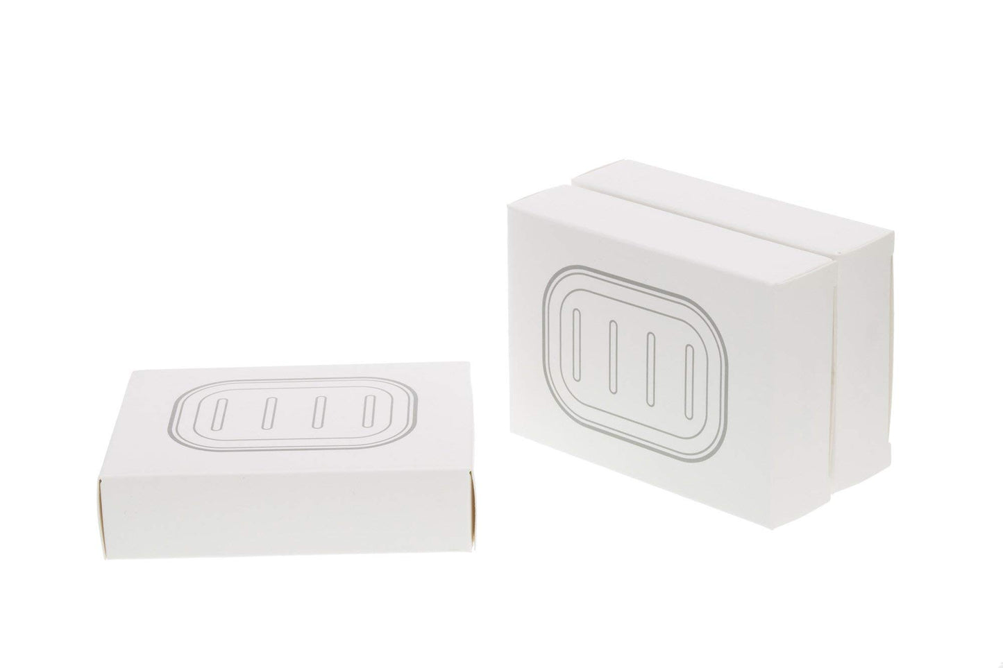 Uviviu Soap box,bar soap dishes,easy to drain (Grey blue)
