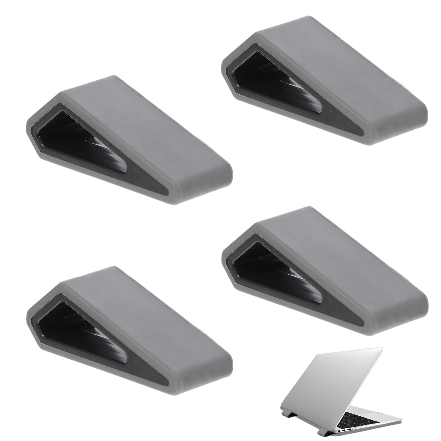 SHUNGXINYI 4 PCS Laptop Riser Feet Universal Computer Keyboard Stand