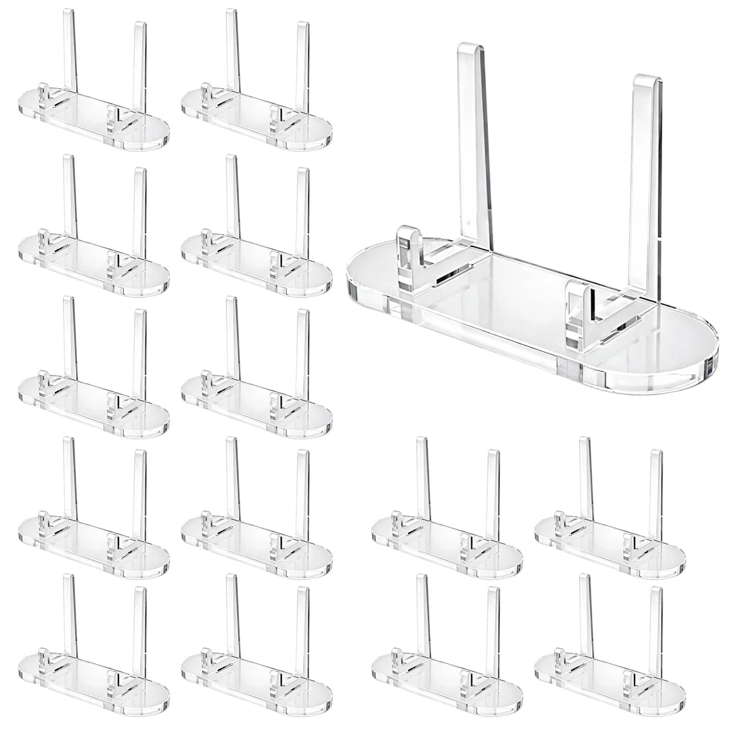 YREYBN Card Display Stand, Trading Card Display Stand for Graded Cards, Versatile Card Stands for Collectors and Exhibitions
