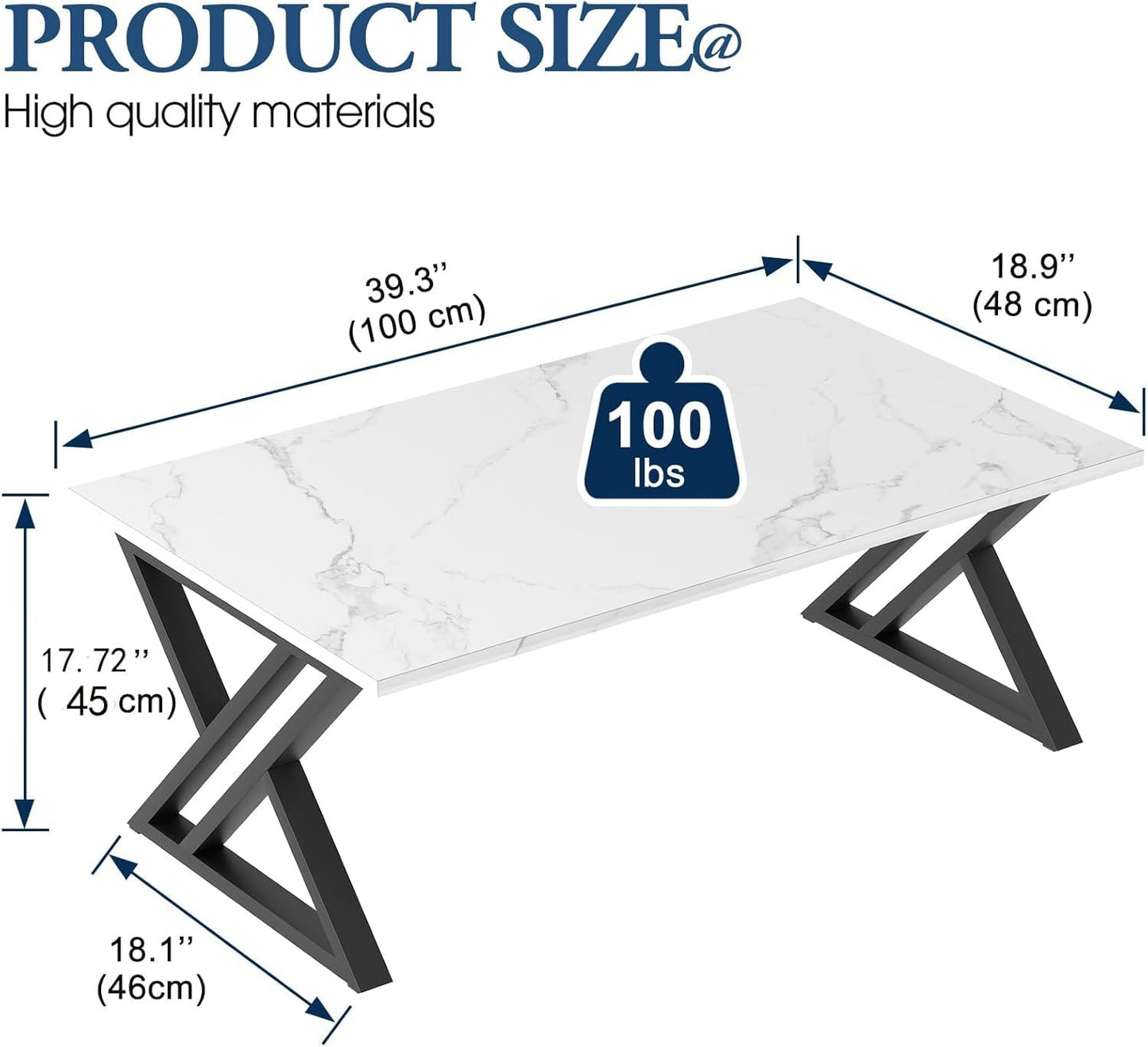 Coffee Tables,living room Table,Center Tea Side with Robust Steel Frame