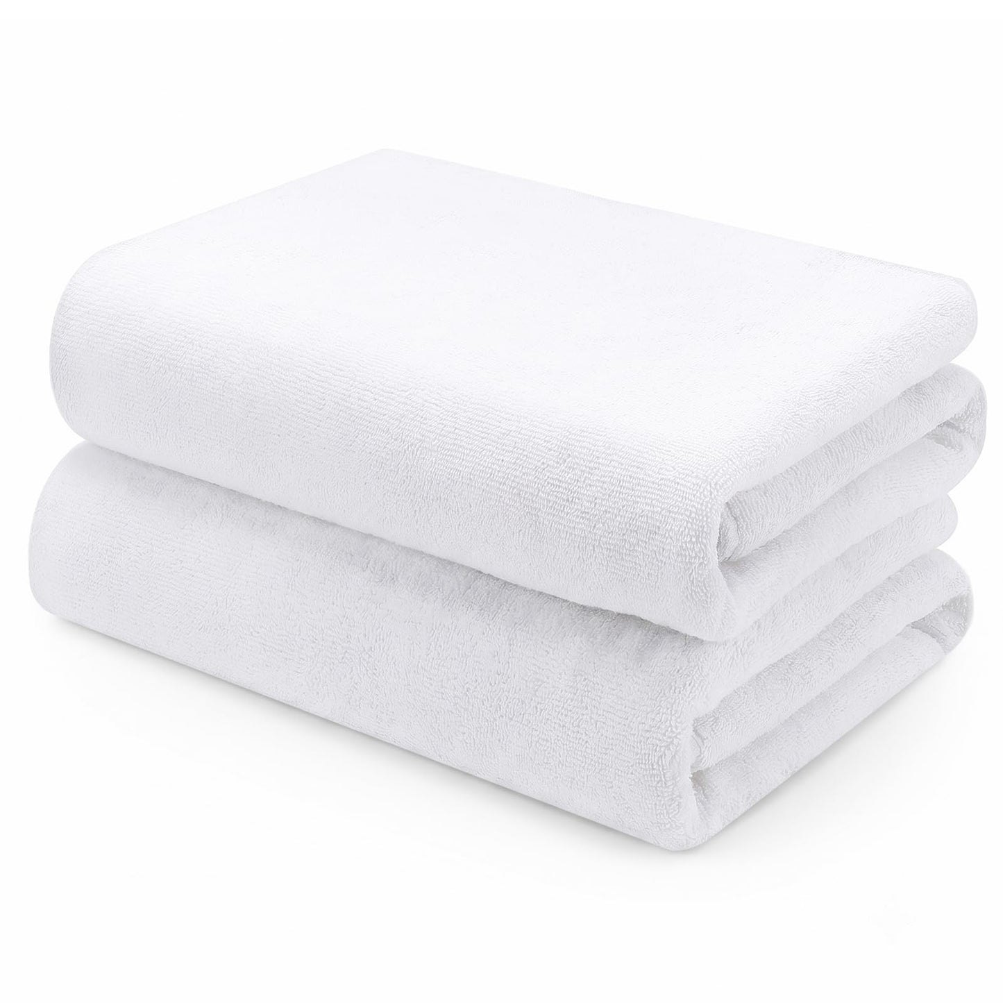 saerryor 2 Pack White Salon Towel, Quick Drying Hair Drying Salon Towel