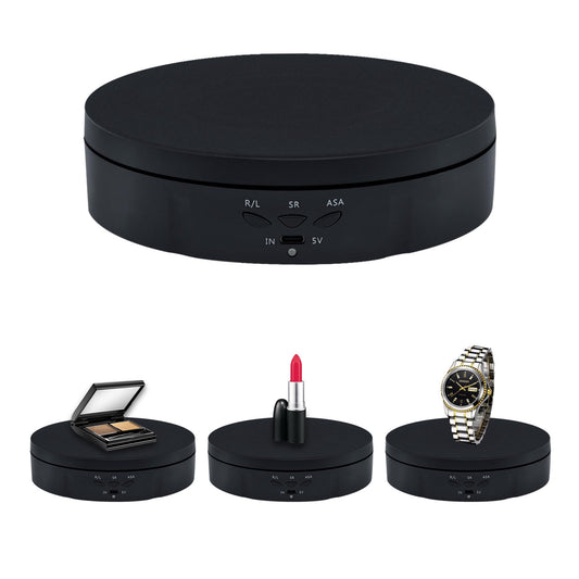 Mcbazel 360 Degree Rotating Display Stand for Photography 10KG Load Electric Rotating Turntable Motorized Rotating Stand Display Table for Display