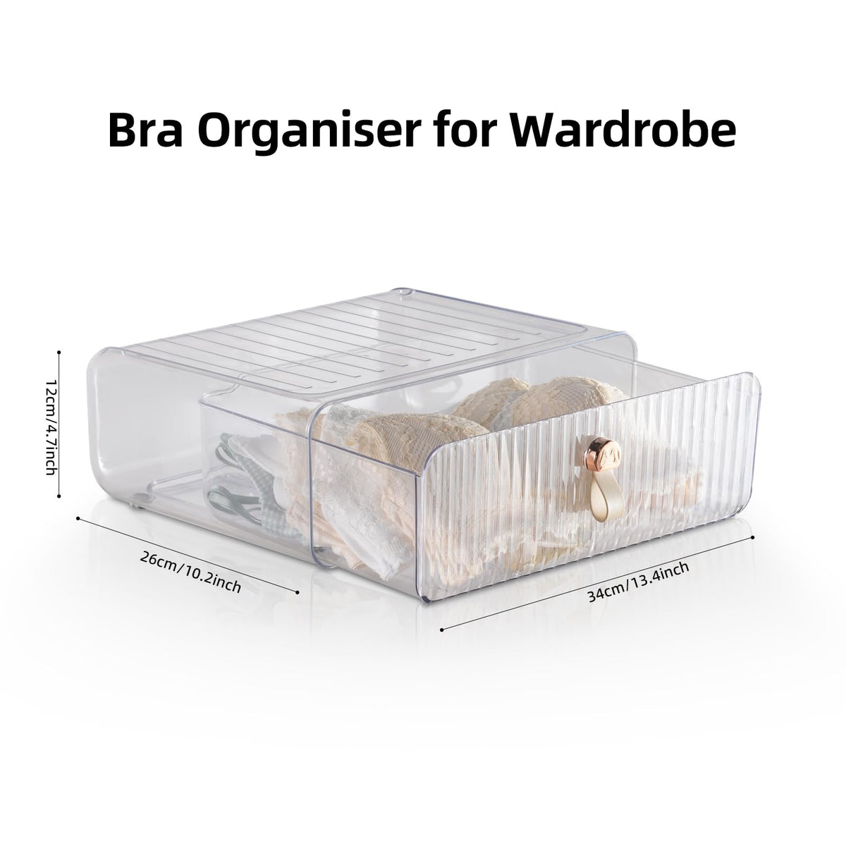 MSHOMELY Underwear organiser for Wardrobe Socks Bra Ties drawer organiser