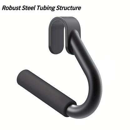 SELEWARE Multifunctional Grip Hadles Robust Steel Tubing Netural Grip Pullup Handle Attachments For Pull-up Bars, Barbells and Resistance Bands Comfy