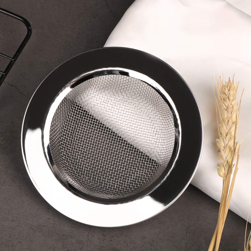 VOANZO 3PCS Stainless Steel Sink Strainer Kitchen Sink Drain Filter Thickened Edge Drain 7.5cm
