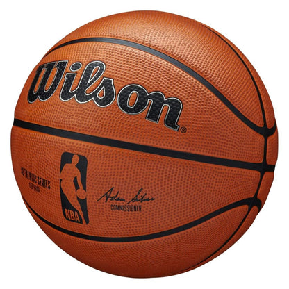 Wilson Basketball, NBA Authentic Series Model, Outdoor, Tackskin Rubber, Size: 7, Brown