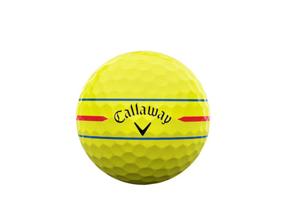 Callaway Golf Chrome Soft Premium Tour Golf Ball 2024 Yellow 360 Triple Track