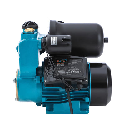 KATSU Water Booster Pump 150W, Auto Stop Start Automatic Pressure Control Self Priming Suitable for Home and Garden Water Taps 151434