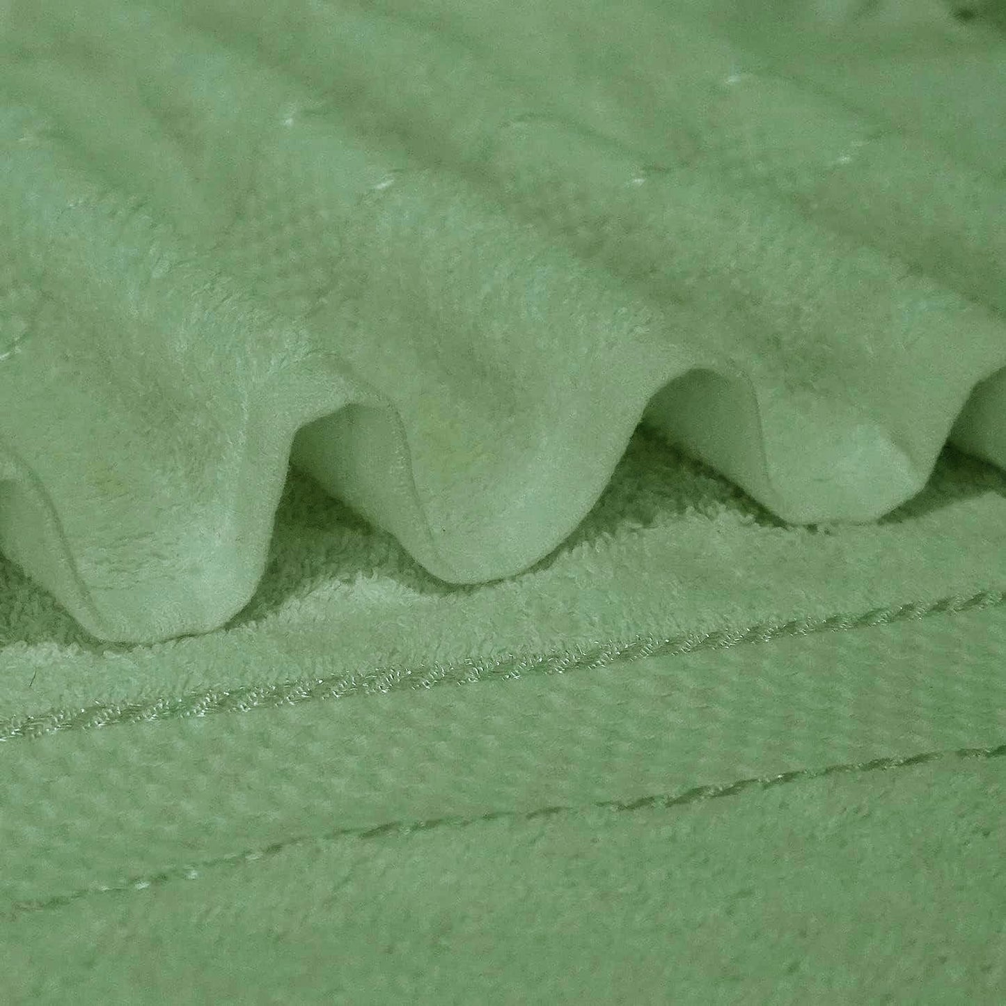 Casabella Luxury Pack Of 4 Bath Sheet 100% Egyptian Cotton Super Soft towel_Smoke Green