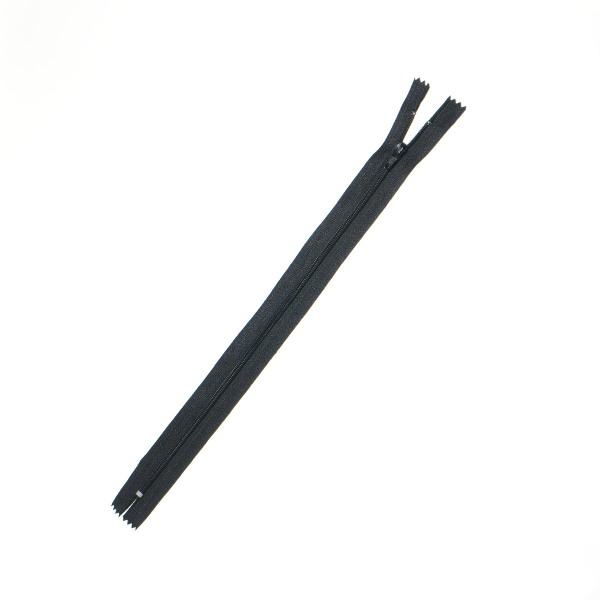 Trimz 1 Piece Black Autolock Closed End Zip - 18cm 7 Inch - Nylon Zip with 4mm Teeth for Dressmaking, Skirts, Cushions & Crafts