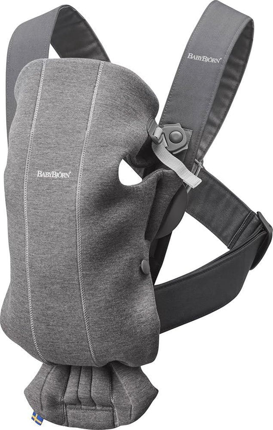 BabyBj?rn Baby Carrier Mini, 3D Jersey, Dark grey