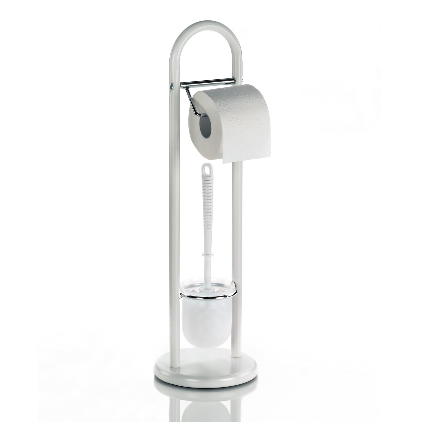 Kela "Linda Toilet Set, Metal, White