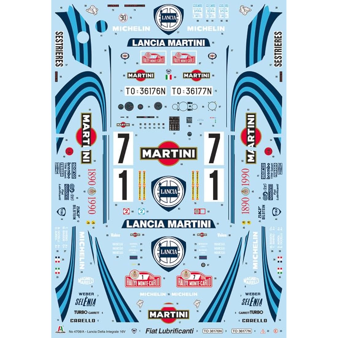 Italeri 1:12 - Lancia Delta HF Integrale
