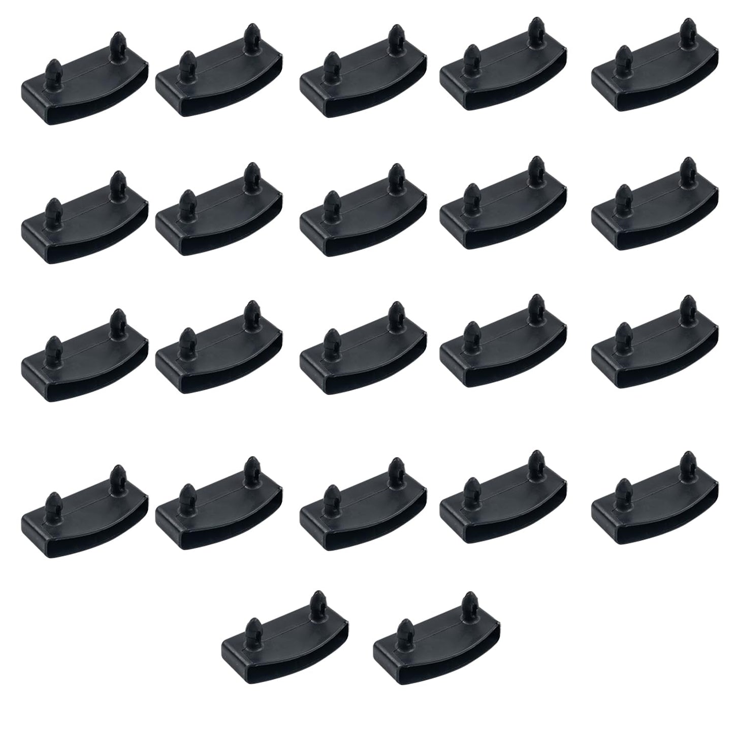 Sgehai 26 Pcs bed slats replacement bed slat end clip,plastic bed slat holders caps 55mm,for double/single bed and king size replacement support cap