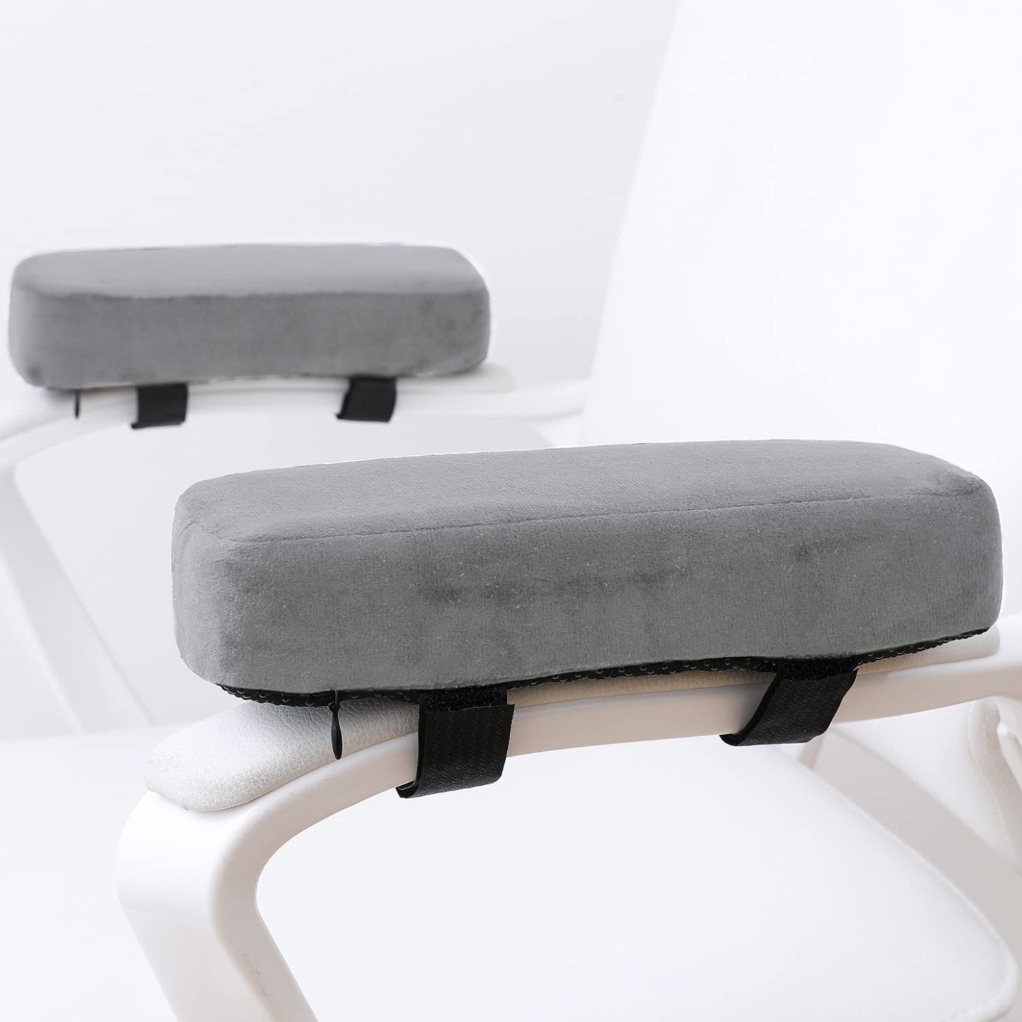 LargeLeaf Extra Thick Chair armrest Cushions Elbow Pillow Pressure Relief Office Chair Gaming Chair armrest with Memory Foam armrest Pads 2-Piece Set