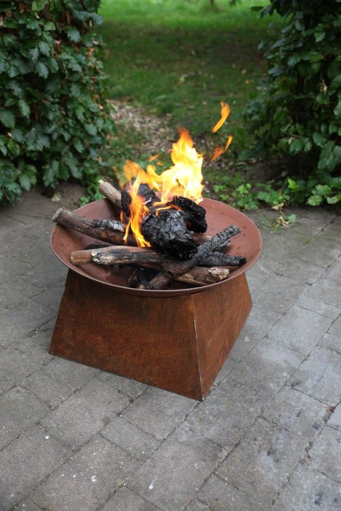 Esschert Design FF149 Rust Fire Bowl, white, 13.0 in*22.0 in*22.0 in